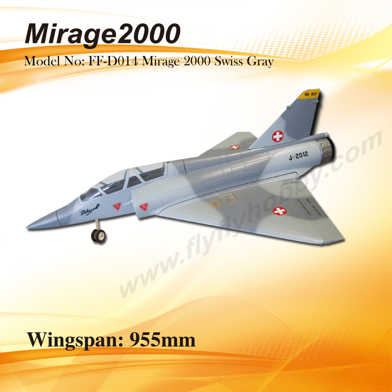 Mirage-2000-Swiss Gray_Kit+retract gear w/motor
